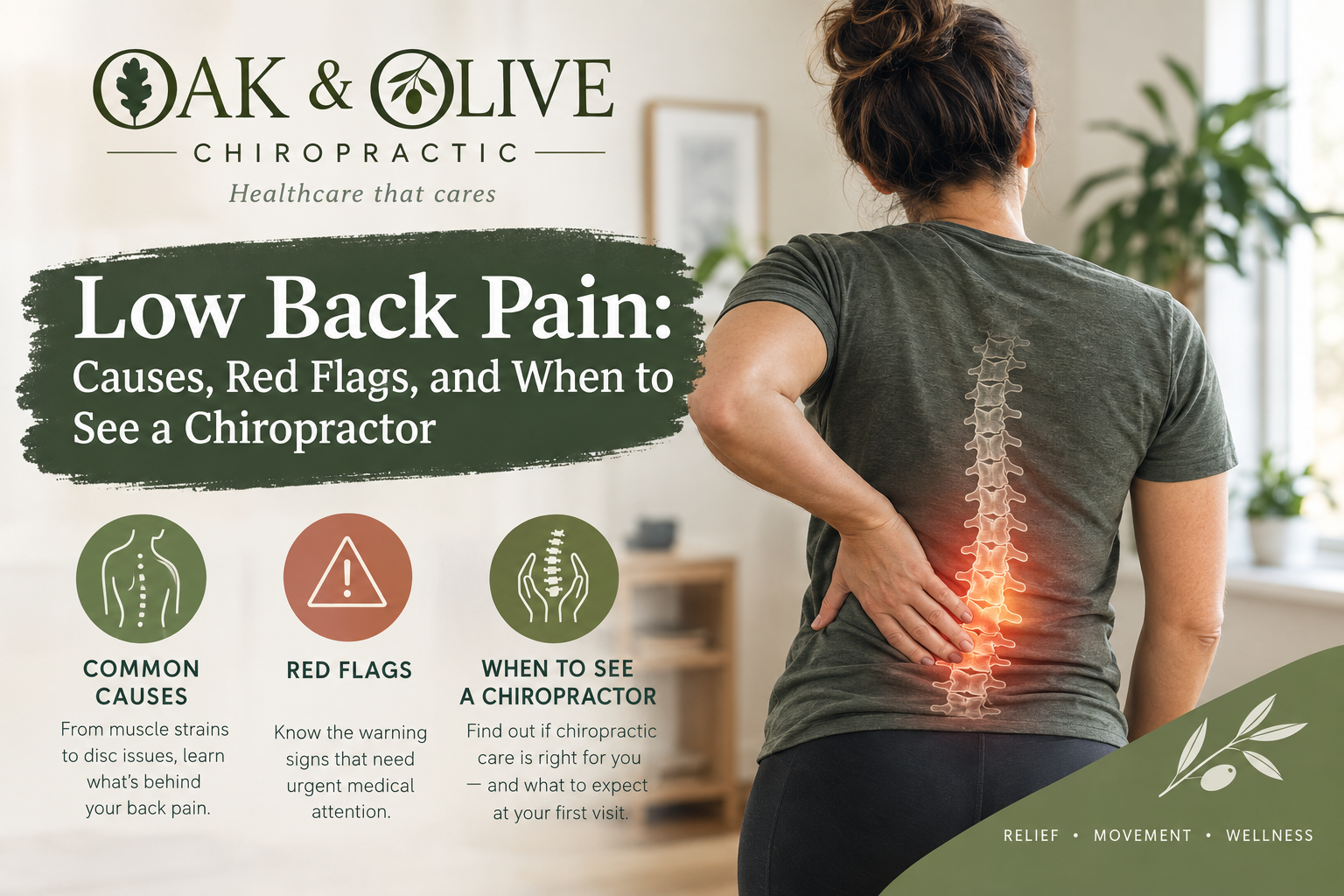 Person holding their lower back in pain